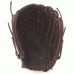 Fast Pitch Softball Glove 12.5 inches Chocolate lace. Nokona E